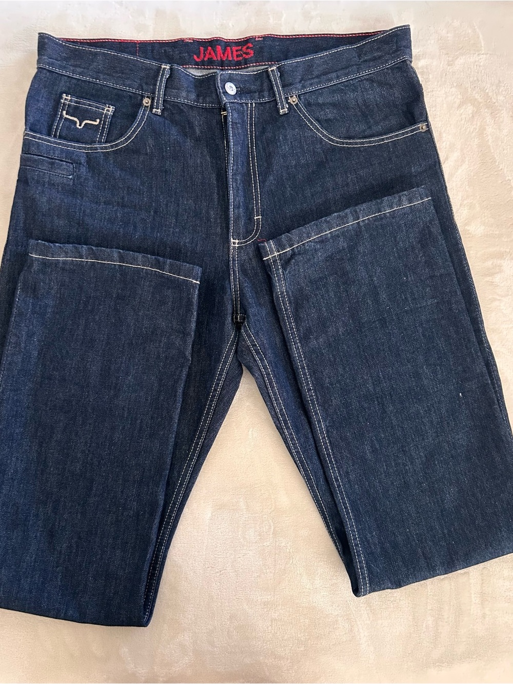 Kime’s Men’s Dark Blue Denim Jeans